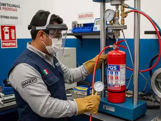 Prueba Hidrostática de Extintores en CDMX: Cada Cuándo Hacerla y Cuánto Cuesta