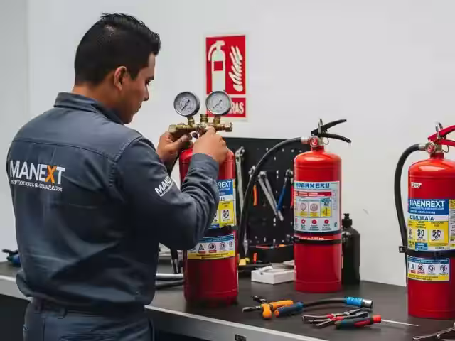 Mantenimiento preventivo anual de extintores con pólizas certificadas NOM-154-SCFI