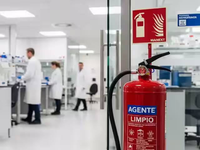 Extintor portátil con agente limpio HFC-236fa