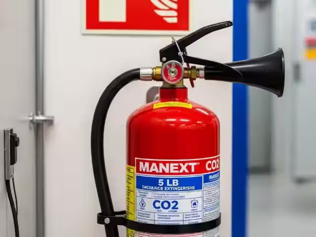 Extintor portátil de dióxido de carbono CO2